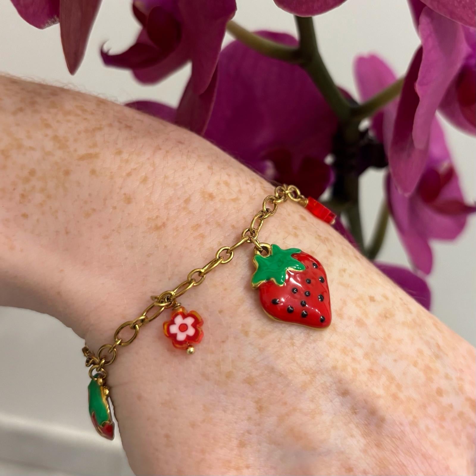 Bracelet Fraise