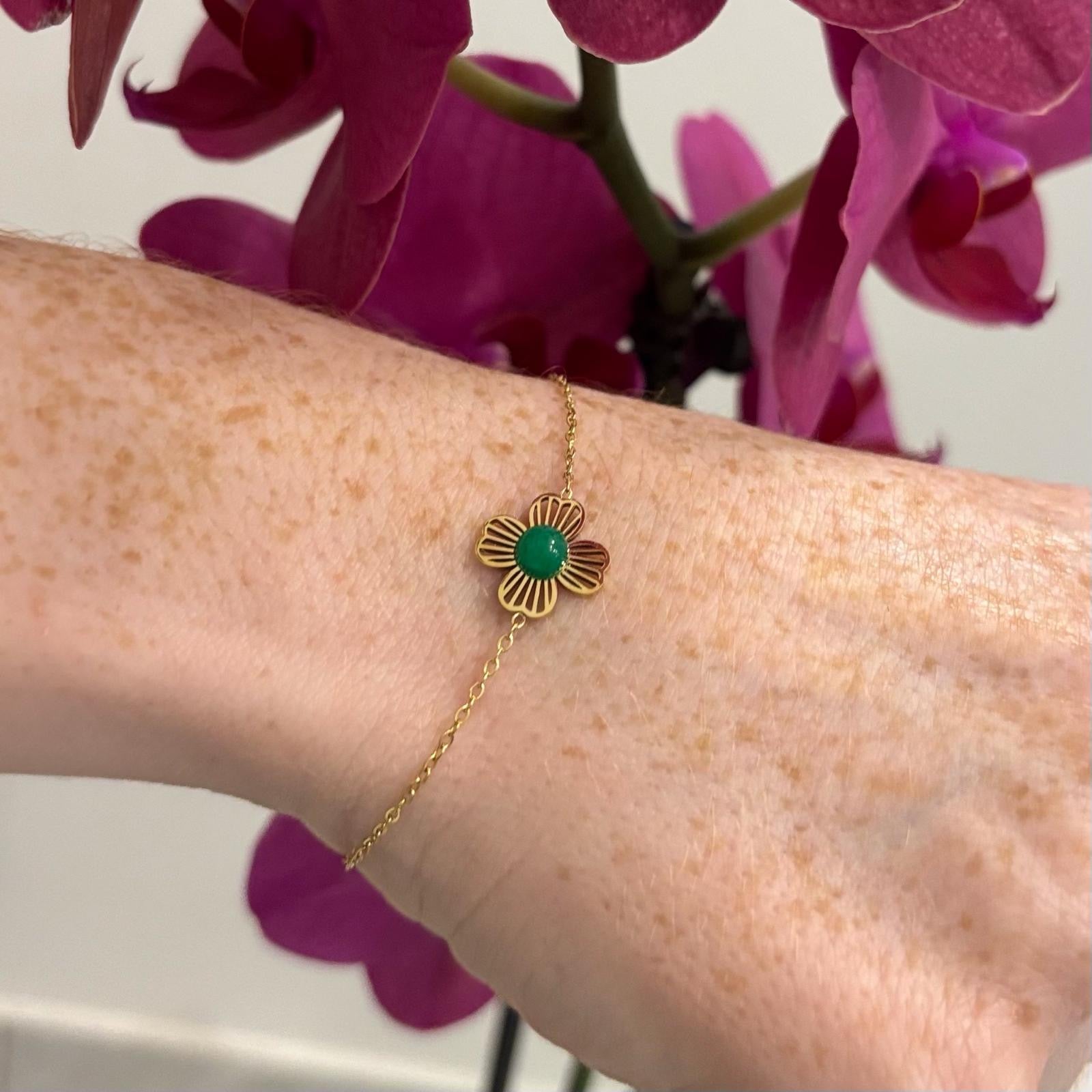 Bracelet June vert