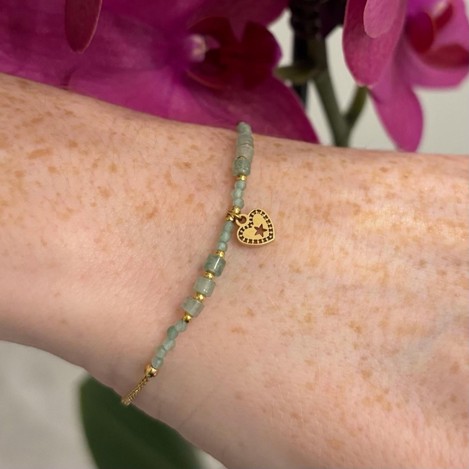 Bracelet Karen cœur étoile