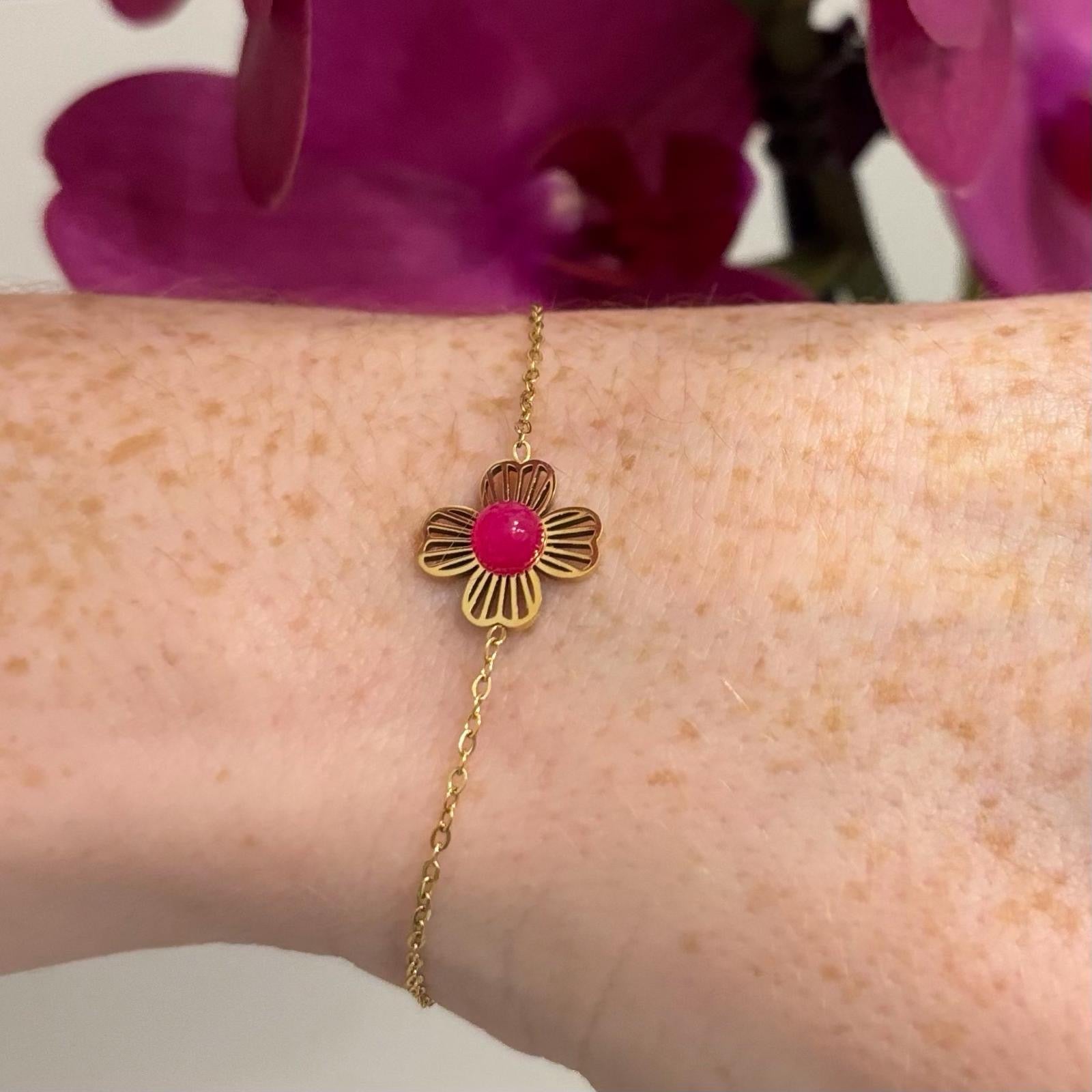 Bracelet June rosé