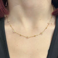 Collier Fleur rose